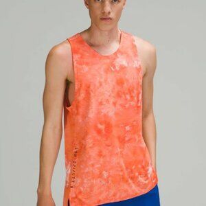 Lululemon Always Agile Tank *Spray Dye Diamond Dye White Warm Coral